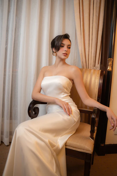Luminous Pearl Gown