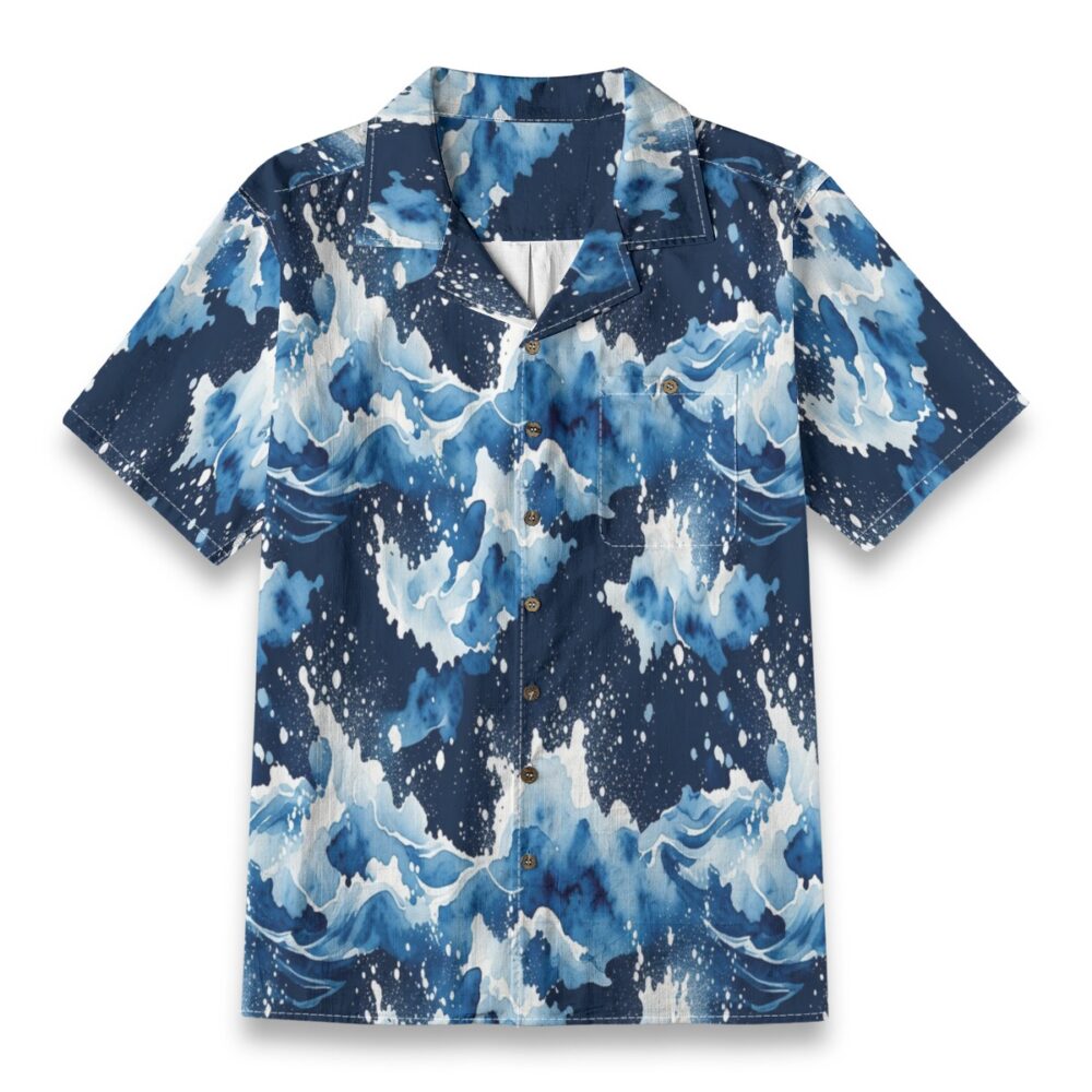 Elegant Pearl Shell Coastal Island Shirt