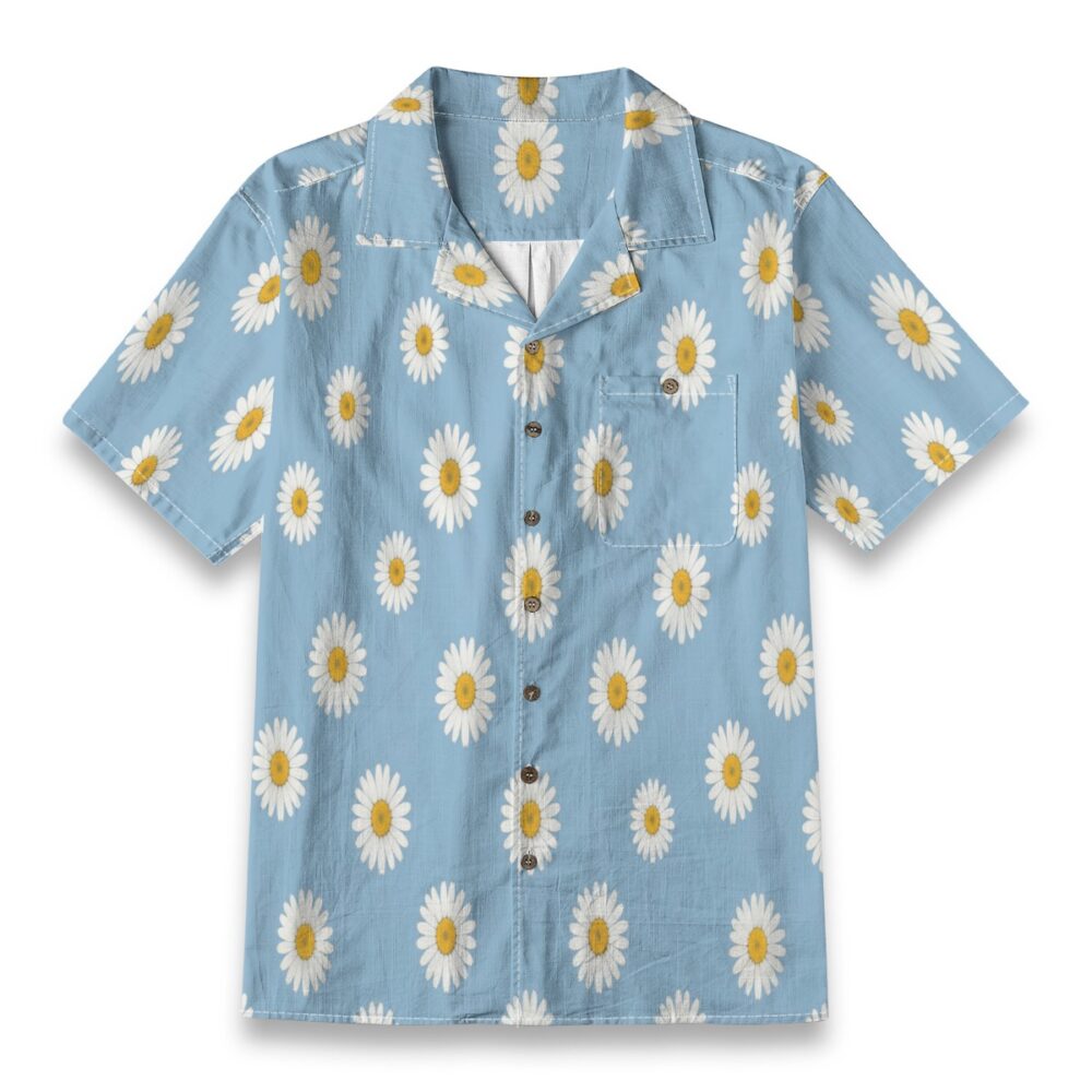 Fresh Daisy Bloom Vintage Floral Hawaiian Shirt